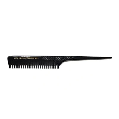 Afbeelding van Hercules Sägemann 189 R 499 professionele toupeerkam, natuurlijk rubber, 20,5 cm (8 inch), haarkam met wisselende tanding, 2/1 toupeer kam, steelkam, gripback (189R)