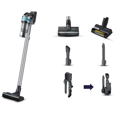 Afbeelding van Samsung Jet 75E 200W Steelstofzuiger met Pet Tool VS20B75AGR1