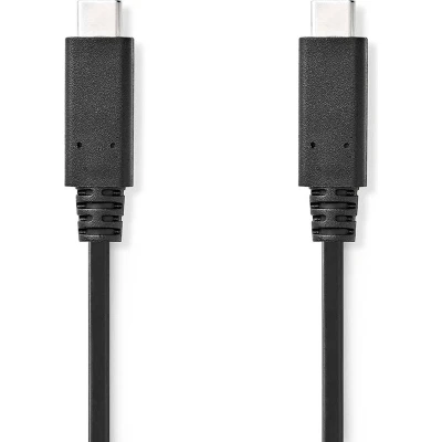Afbeelding van USB C naar kabel 1 meter 3.1 (100% koper, Zwart)