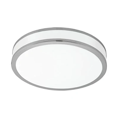 Afbeelding van EGLOÂ PalermoÂ 2Â Â Wand/PlafondlampÂ 1Â LichtsÂ Ã ̃410mm.Â Wit,Â Chroom