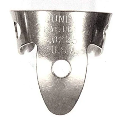 Afbeelding van Jim Dunlop vinger en duimplectrums, nikkel, zilverkleurig, dikte 013 (33P013) 50 .013
