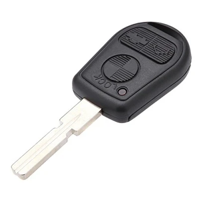 Afbeelding van XZANTE integraal reserveonderdeel met 3 toetsen voor autosleutel afstandsbediening BMW E31 E32 E34 E36 E38 E39 E46 Z3