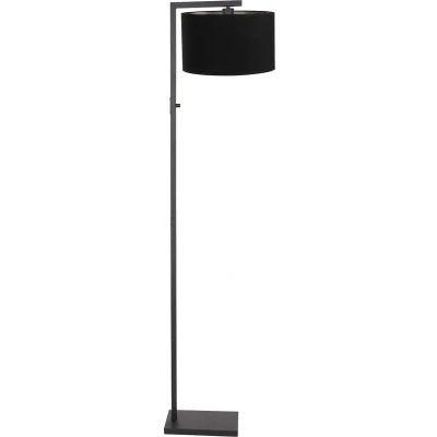 Afbeelding van Steinhauer Stang vloerlamp zwart metaal 160 cm hoog