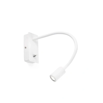 Afbeelding van Faro Lighting Sami LED Indoor Wandlamp Leeslamp Wit