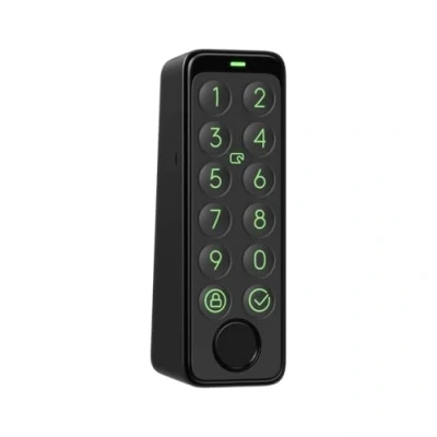 Afbeelding van SwitchBot Keypad Touch, slim toetsenveld met vingerafdruksensor, NFC kaartlezer, IP65 beschermingsklasse, verlicht