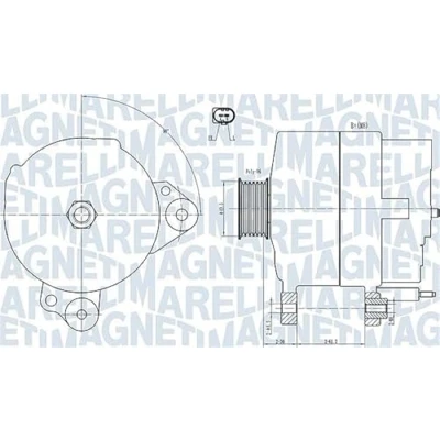 Afbeelding van Magneti Marelli Alternator/Dynamo 063731817010