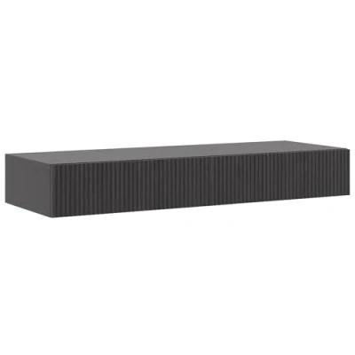 Afbeelding van Selsey NOLIE Kaptafel met hanglade 110 cm Portland Zwart Essenhout