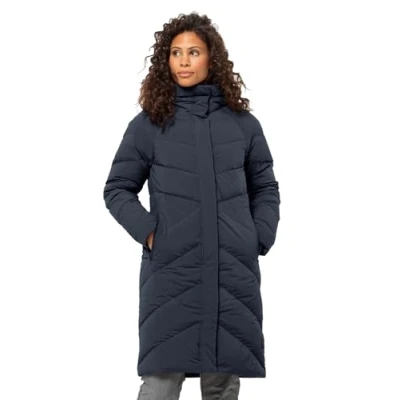 Afbeelding van Jack Wolfskin Marienplatz Gewatteerde jas, Dames, Maat: Medium, Night blue
