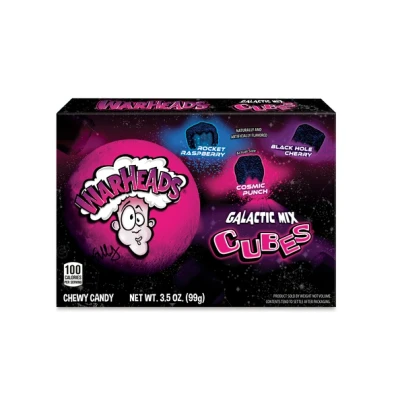 Afbeelding van Warheads Galactic Cubes Theatre Box (12x 99gr)