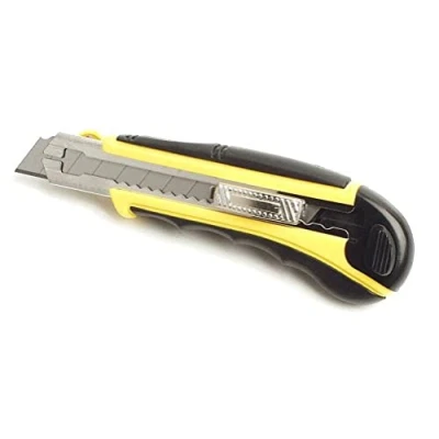 Afbeelding van Brüder Mannesmann Afbreekmes softgrip, 8 mesjes (Hobby) 60100
