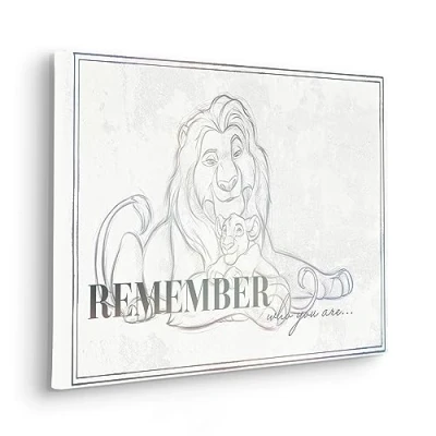 Afbeelding van Komar Artprint op linnen Keilrahmenbild Lion King Be Yourself Größe 40 x 60 cm (1 stuk)