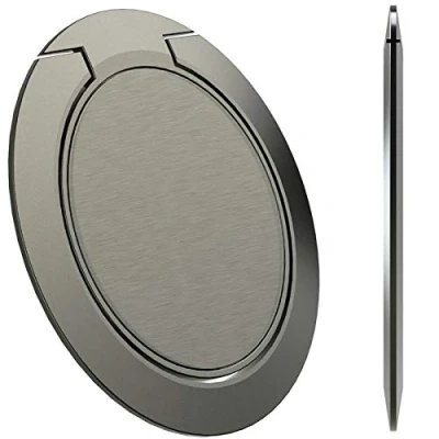 Afbeelding van &#039;s Werelds slankste telefoonringhouder, Attom Tech ultradunne mobiele telefoon ringstandaard voor magnetische automontagehaak compatibel iPhone X 8 7 Plus 6S 6 5s 5 SE, Galaxy S8 S7 S6 Edge,