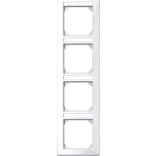Afbeelding van Schneider electric merten afdekraam m smart 4 voudig polarwit etik v 470419