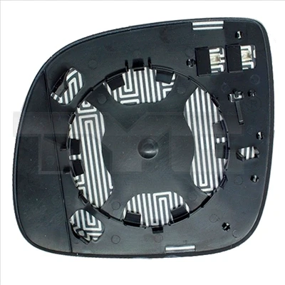 Afbeelding van TYC 337 0266 1 Spiegelglas Links VOLKSWAGEN: Touareg I (7LA, 7L6, 7L7) 5.0 R50 TDI, 3.0 V10 2.5 R5 V6 6.0 W12