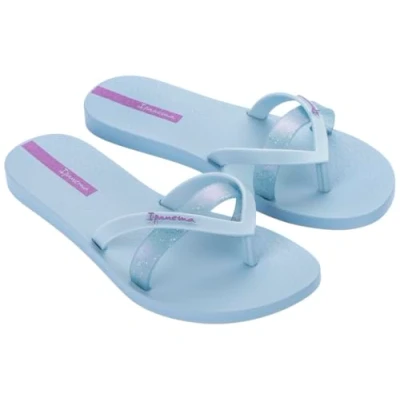 Afbeelding van Ipanema Kirei Chic Fem Flipflop, voor dames, blauw/parelblauw, 40 EU, Blue Pearly Blue, EU
