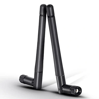 Afbeelding van Eightwood Externe Wifi Antenne 2.4G / 5G 3dBi Dual Frequency Security Camera RP SMA Adapter 2st Compatibel voor kaart router WLAN Draadloze PCI kaarten Bluetooth
