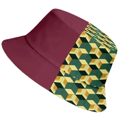 Afbeelding van CHPN Buckethat VissersHoedje Vissers hoedje Bucket Hat Zonnehoedje print One size Zonbescherming Hoofddeksel Hoed Festivalhoedje met