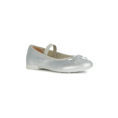 Afbeelding van Geox Ballerina&#039;s met enkelbandjes voor kinderen, Maat: 38, Silver Leer
