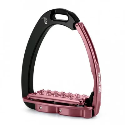 Afbeelding van Tech Stirrups Stijgbeugels Venice Plus EVO Zwart/Roze Adult