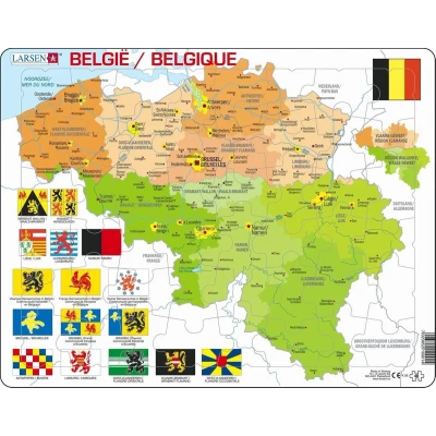Afbeelding van Larsen puzzel Belgie 48 stuks
