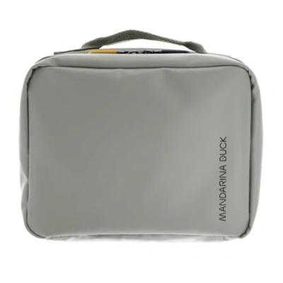 Afbeelding van MANDARINA DUCK Toilettas Eco Coated Necessaire Mud Lichtgrijs