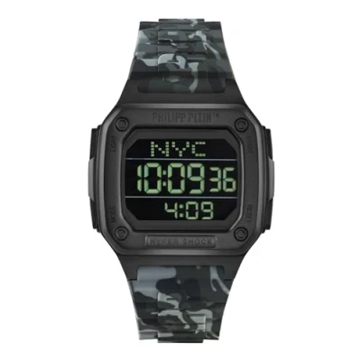 Afbeelding van Philipp Plein Hyper $Hock PWHAA1822 Horloge Siliconen Multi Ø 44 mm