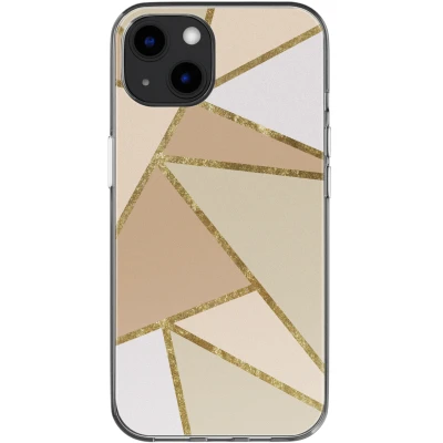 Afbeelding van imoshion hoesje Geschikt voor iPhone 13 Design Graphic Beige