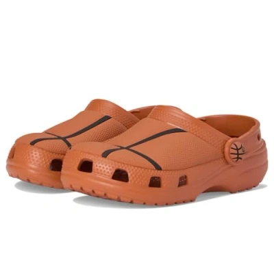 Afbeelding van Crocs Classic Basketball Unisex Badslippers voor kinderen, Maat: 30/31, Sienna Kunststof