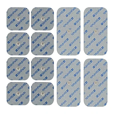 Afbeelding van Stimpads EMS elektroden compatibel met Compex spierstimulatoren Mix 12 stuks 3,75 mm Easy Snap (1) gecertificeerd medisch hulpmiddel van Motron NV