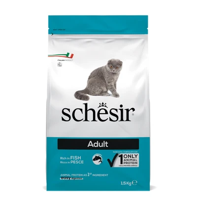 Afbeelding van Schesir Cat Dry Maintenance Kattenvoer Vis 1.5 kg