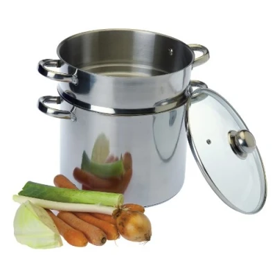 Afbeelding van BAUMALU Horeca couscous van roestvrij staal 26 cm