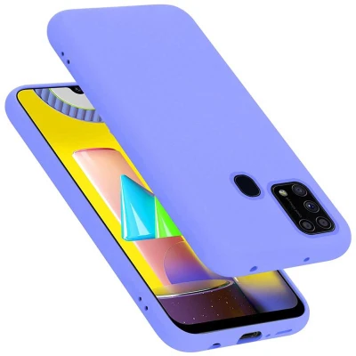 Afbeelding van Cadorabo Hoesje geschikt voor Samsung Galaxy M31 in LIQUID LICHT PAARS Beschermhoes gemaakt van flexibel TPU silicone Case Cover