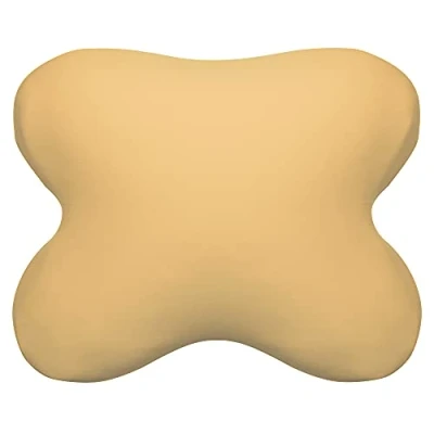 Afbeelding van Edda Lux® Hoes geschikt voor Tempur Ombracio hoofdkussen, 60 x 50 cm, vormvaste jersey kussensloop slaapkussen, van 100% katoen, in Curry