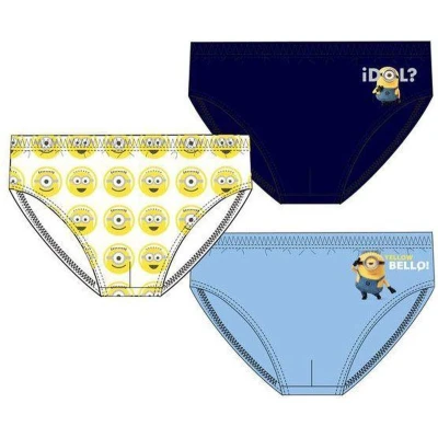 Afbeelding van Minions 3 x onderbroek maat 104/110 4/5 jaar