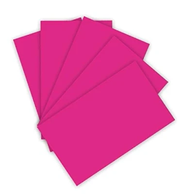 Afbeelding van folia 6323 Gekleurd papier 130 g/m², tekenpapier in roze, DIN A3, 50 vellen, als basis voor tal van ambachten