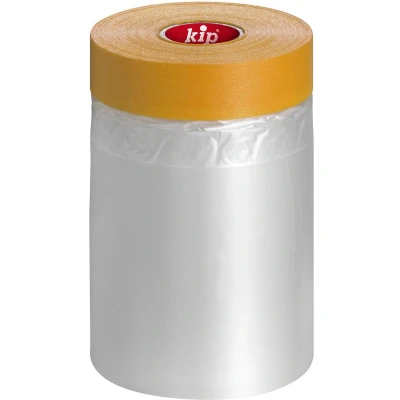 Afbeelding van Kip 3688 Washi Tec Masker Afdekfolie + Tape 550mm x 33m Scherpe Verflijnen Snel Afdekken