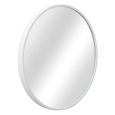 Afbeelding van Spiegel Modugno hangend rond Ø40cm wit