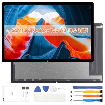 Afbeelding van Scherm voor Samsung Galaxy Tab A8 10.5 (2021) LCD display Touchscreen Digitizer SM X205 X200 Glas Sensor Montage Kit Reparatieonderdelen