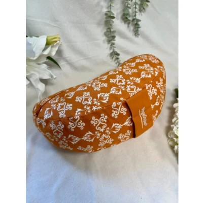 Afbeelding van YogaStyles meditatiekussen design moon oranje
