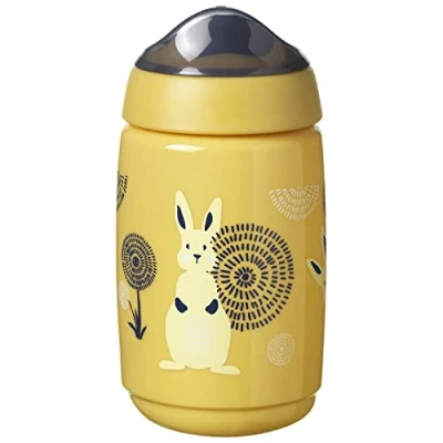 Afbeelding van Tommee Tippee Sipper, Trainer Sippy Cup voor peuters met INTELLIVALVE Lek en Shake Proof Technologie BACSHIELD Antibacteriële Technologie, 12m+, 390ml, Pack van 1, Geel