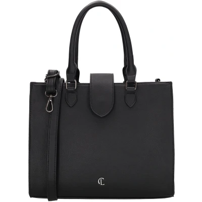 Afbeelding van Charm London Castle Hill Shopper Schoudertas Crossbodytas Schouderband Handtas Tote Bag Zwart