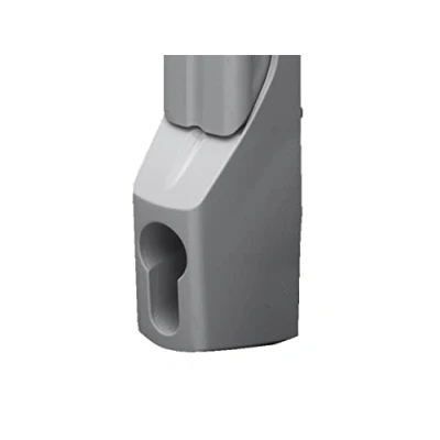 Afbeelding van Rittal ts comforthandgreep voor it se pc iw kasten enkele profielcilinder zinkspuitwerk ral 7035 8611070