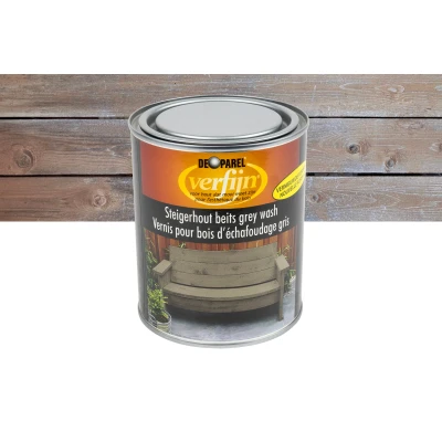 Afbeelding van Steigerhout Beits Grey Wash 0,75 Liter