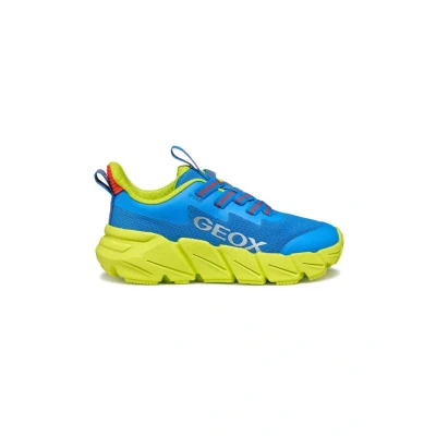 Afbeelding van Geox Flexyper Sneakers laag voor kinderen, Maat: 31, Blau Leer