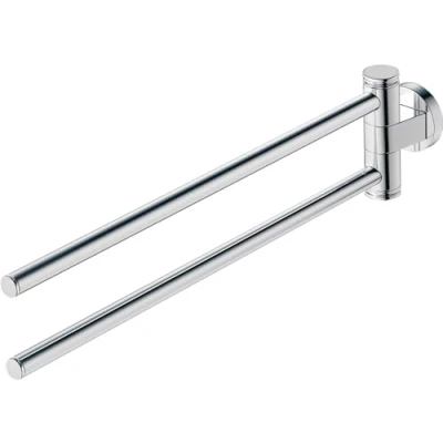 Afbeelding van Duravit D code 2 lids handdoekhouder 44,5cm chroom