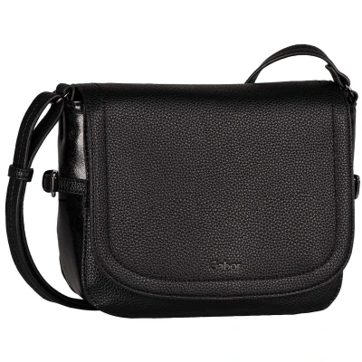 Afbeelding van Gabor schoudertas Noelle Saddle Bag Black zwart