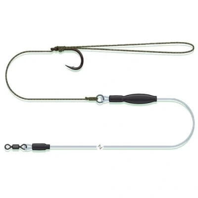 Afbeelding van Madcat Pop Up Pellet Rig 65cm (#2/0) Meerval onderlijnen