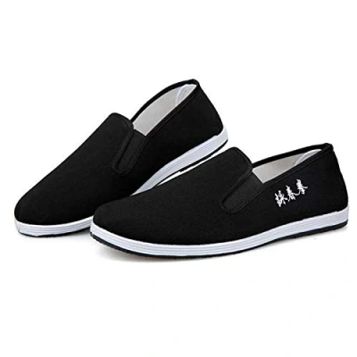 Afbeelding van TAO Kung Fu Schoenen Traditionele Chinese Vechtkunst Pantoffels Zacht Comfortabel en Licht, zwart, 42 EU