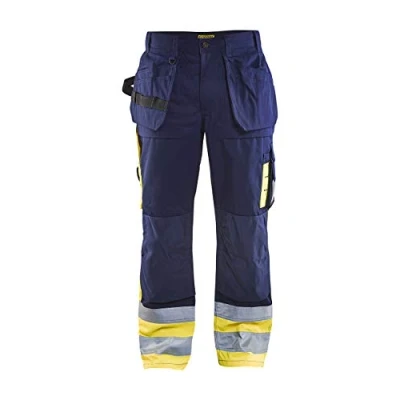 Afbeelding van Blaklader Werkbroek High Vis 1529 1860 Marine/High Geel C64