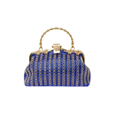 Afbeelding van faina Handtas, Dames, Maat: One Size, Royal blue